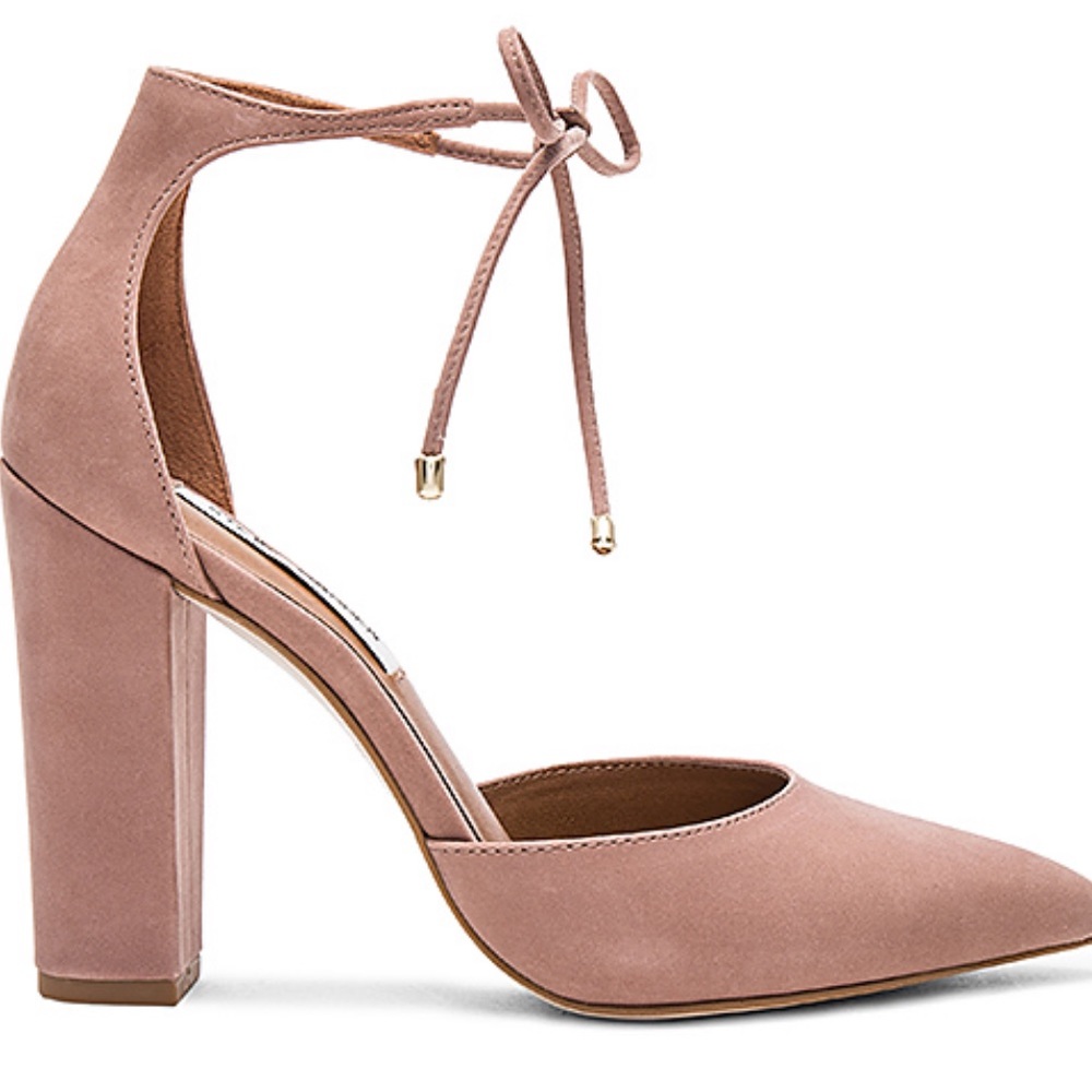 Steve Madden Pampered Nude nubuck heel